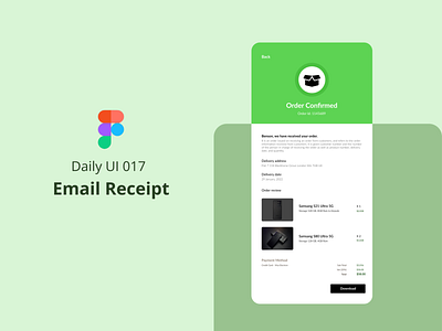 Daily Ui 017 - Email Receipt