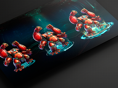 Battlehackers - Combat rings progression 2d illustration illustration mobile games photoshop