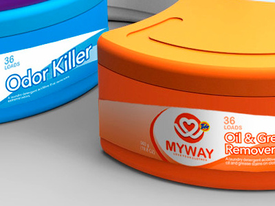 Myway label logo packaging