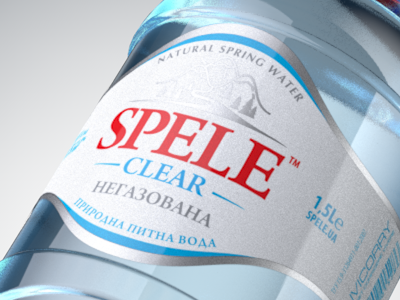 Spele Water bottle design brand creation creative design industrial design logo packaging