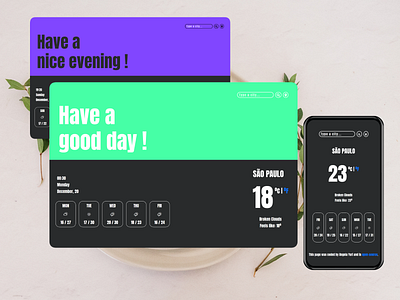 Weather forecast app app desktop mobile responsivewebdesign ui weatherapp weatherforecastapp webdesign