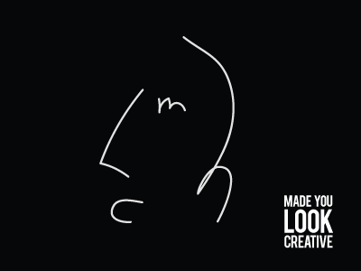 Made You Look Creative branding illustration logo