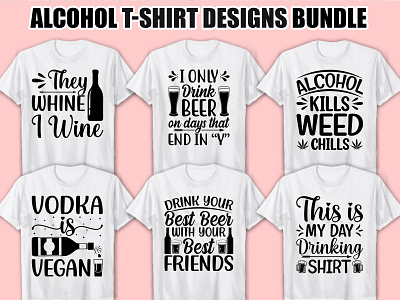 Alcohol svg t-shirt design