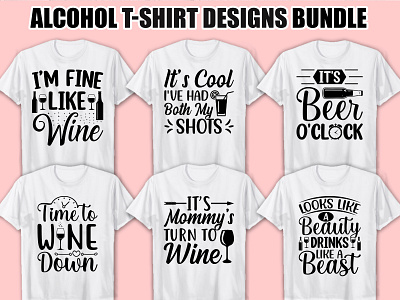 Alcohol svg T-Shirt Design
