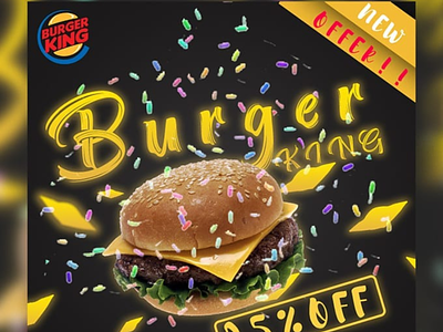 Social media poster for Burger shop!!!!!