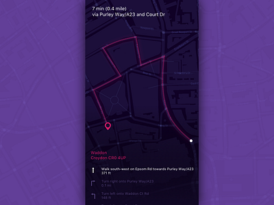 #dailyUI 020 Location Tracker 020 dailyui location tracker