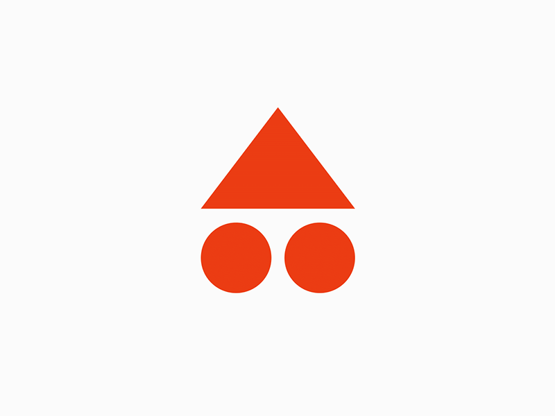 Mountain bike bird branding design identity illustration logo red vector