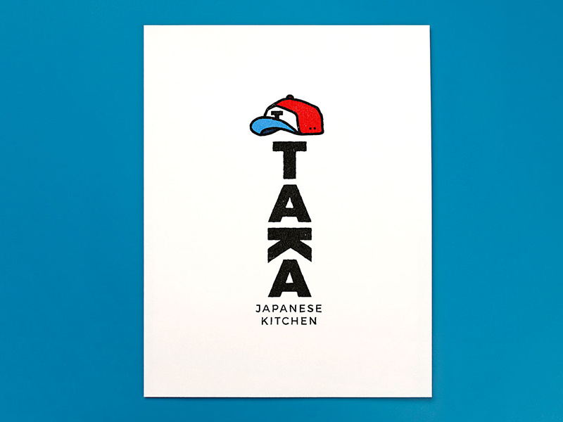 Taka Japanese Kitchen tokyo blue red hat baseball ramen food restaurant noodles kitchen japanese taka
