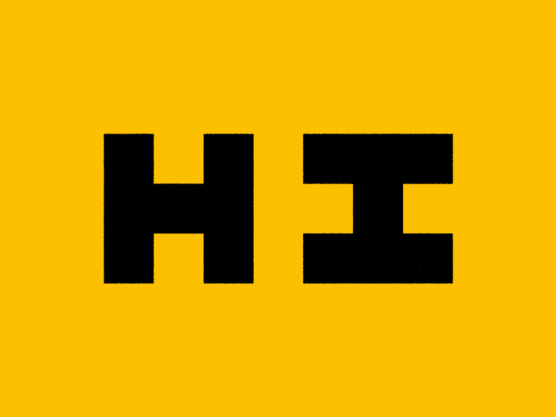 Hi by Luuk van de Ven on Dribbble