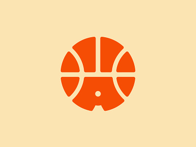 Amsterdam Basketball a ball basketball logo monogram orange wip
