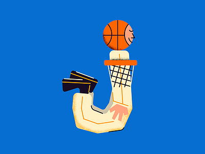 J for #36daysoftype 36daysoftype baloncesto basket basketball j jordan jump jumper letter