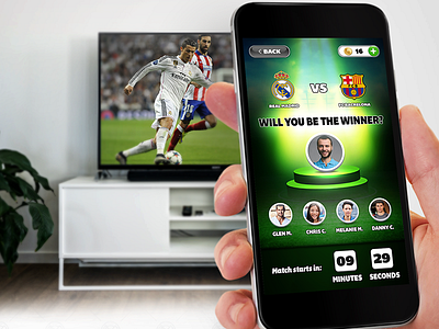 Real Madrid Genius App app design ui ux
