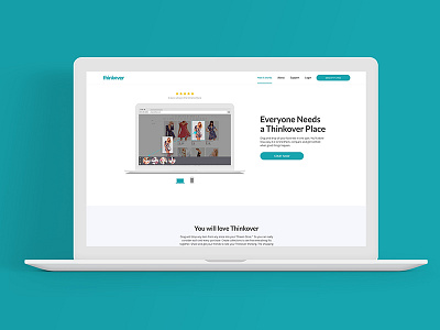 Thinkover Website design ui ux web