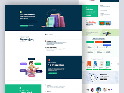 BP projects design graphic design landing page ui ux web website