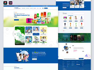 Products landing page