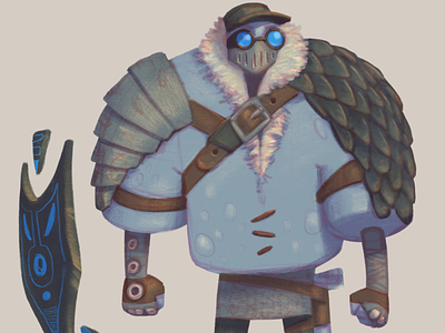 Winter warrior character design