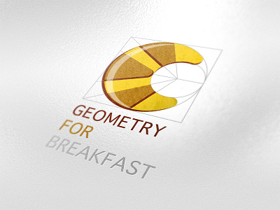 geometry for breakfast blog branding breakfast brioche circle croissant design geometry graphic identity logo square