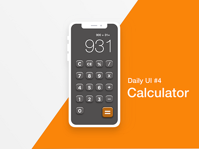 Daily UI #4 Calculator