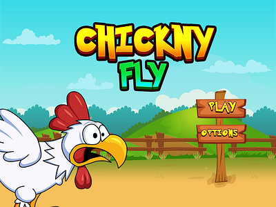 Chickny Fly Game Screen