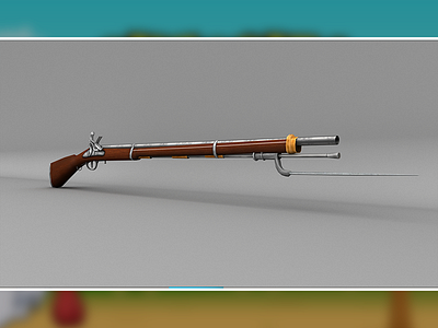 Musket 3d Model