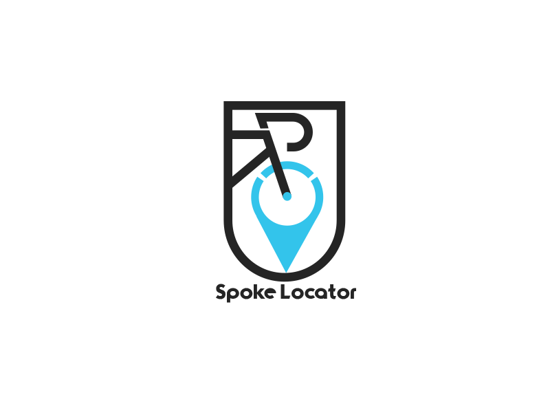 Spoke Locator Logo locator logo spoke logo logo design spoke locator logo