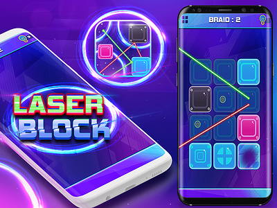 Laser Block game design block game game johny vino laser game purple