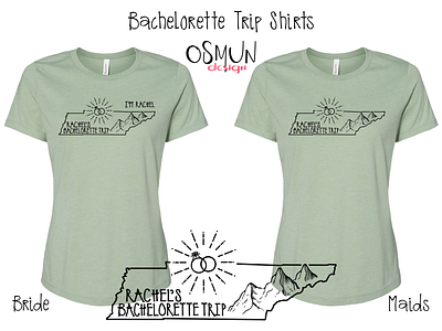 Bachelorette Trip Shirts graphic design illustration shirtdesign tshirtdesign vector