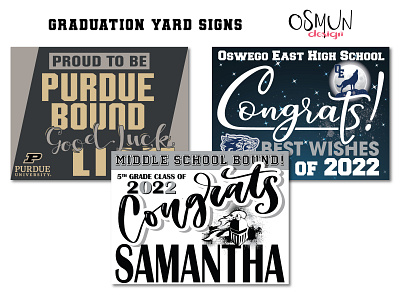 Graduation Yard Signs design graphic design illustration vector
