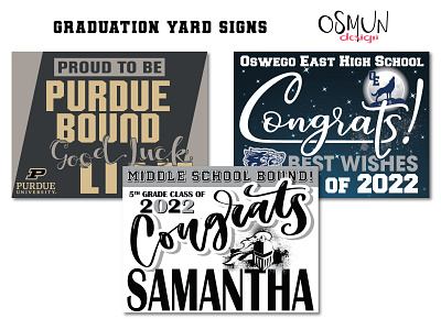 Graduation Yard Signs