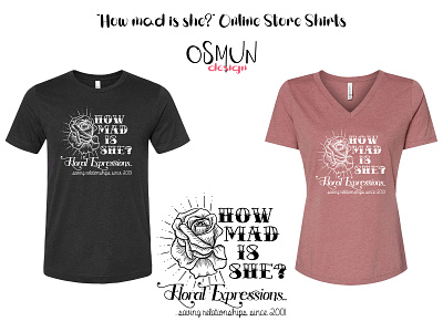 "How mad is she?" Online Store Shirts branding design graphic design illustration shirtdesign tshirtdesign vector