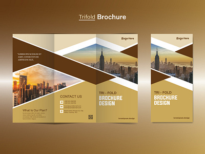 Corporate Trifold Brochure Template
