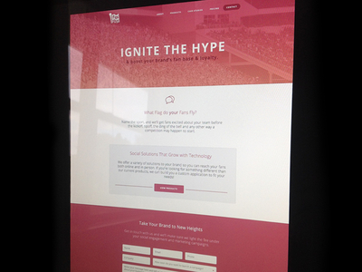 Ignite The Hype fanfuse home ruby ui ux web web app