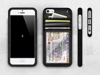 Anchor Case - v3 accessories anchor anchor case iphone iphone 4 iphone 5 leather minimalism simplicity
