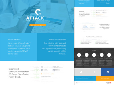 Attack Tracker LP analytics ems health care hospital metrics stemi stroke