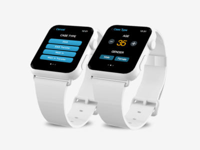 First Apple Watch Design apple watch care health healthcare hospital stemi stroke watch