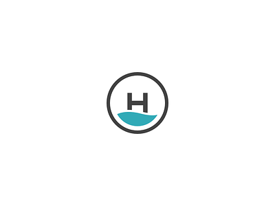 H branding h logo logo mark mark symbol tide water