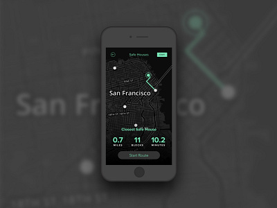 020 - Location Tracker daily ui dailyui directions location map