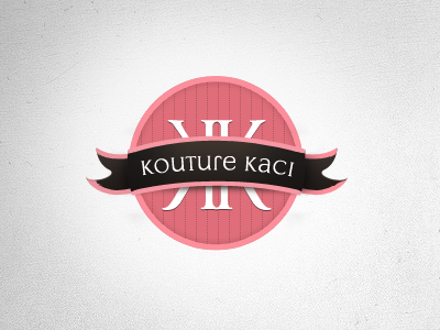 Kouture Kaci black brown fashion logo pink