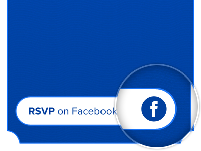 RSVP on Facebook blue facebook rsvp ticket