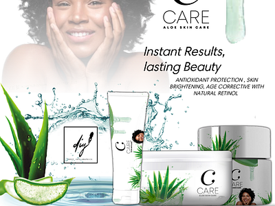 CARE ALOE SKINCARE BRANDING DESIGN