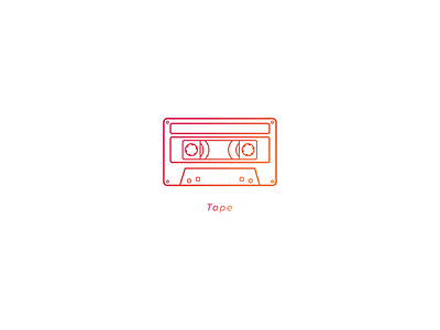 #firstlove - tape icon