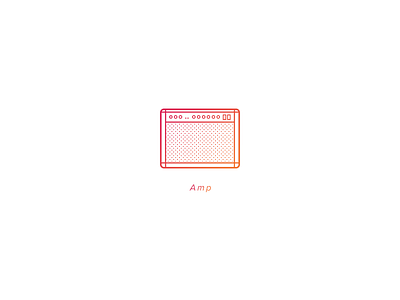 #firstlove - amp amp amplifier icon icon set music