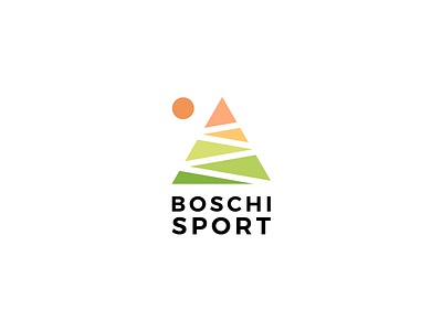 Boschi Sport - Logo illustrator logo shapes sport triangle vector