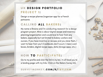 UX Design Portfolio Project 1: User Research IG Post-1