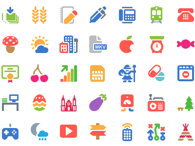 100 Free Cosmo Color Vector Icons graphic design ios line andorid icons icon freebies free
