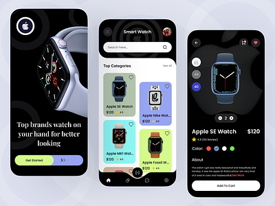 Smart Watch App - UI Design