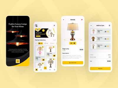 Mobile App - Lamp Product