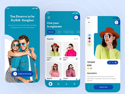 Sunglass Shop App