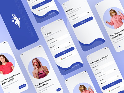 Sign Up/Sign In-Concept and Clothing E-commerce App.