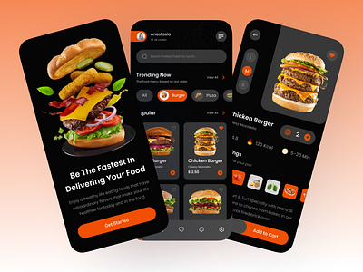 Food Delivery Mobile Apps app app designer mobile mobile app design mobile apps mobile design mobile ui mobileapp mobileappdesign mobileui product designer ui ui design ui designer uiux design ux ux design ux designer ux ui design